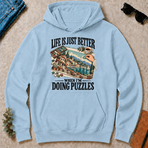 Life Is Just Better When I'm Doing Puzzles - light-blue - HS2D-LightBlue