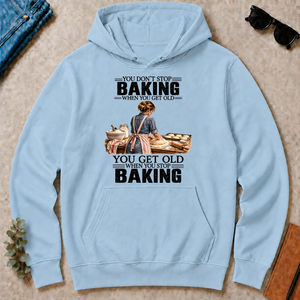 Vinatge You Get Old When You Stop Baking - light-blue - HS2D-LightBlue