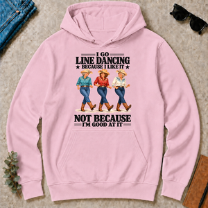 I Go Line Dacncing Because I Like It - light-pink - HS2D-LightPink