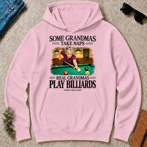 Real Grandmas Play Billards - light-pink - HS2D-LightPink