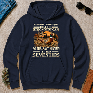 Pheasant Hunting Strongest Man In Seventies - navy - HS2D-Navy