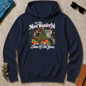 Wonderful Christmas German Shorthaired Pointer - navy - HS2D-Navy