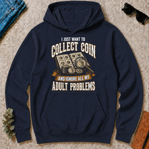 Vintage I Just Want To Collect Coin - navy - HS2D-Navy