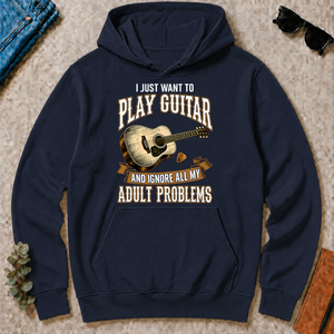 Vintage I Just Want To Play Guitar - navy - HS2D-Navy
