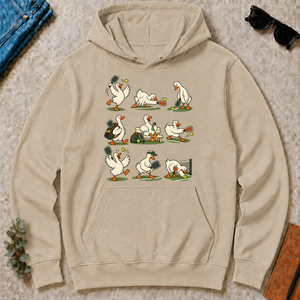 Funny Ducks Playing Pickleball - sand - HS2D-Sand
