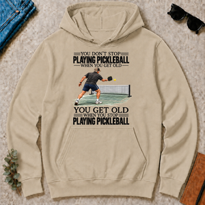Vintage You Get Old When You Stop Playing Pickleball - sand - HS2D-Sand