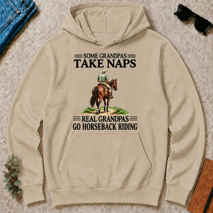 Real Grandpas Go Horseback Riding Vintage - sand - HS2D-Sand