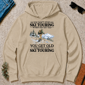 Don't Stop Ski Touring Vintage Art - sand - HS2D-Sand