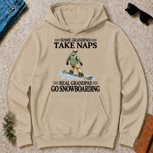 Real Grandpas Go Snowboarding Vintage - sand - HS2D-Sand