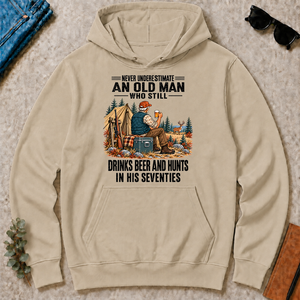 An Old Man Still Drinks Beer And Hunts In His 70s - sand - HS2D-Sand