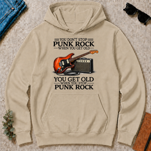 Don't Stop Playing Punk Rock Vintage Art - sand - HS2D-Sand