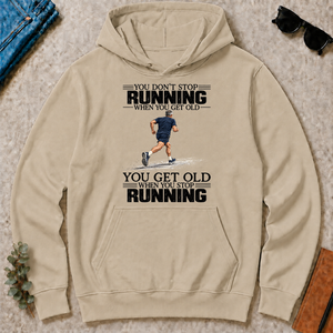 Vintage You Get Old When You Stop Running - sand - HS2D-Sand