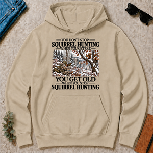 Don't Stop Winter Squirrel Hunting Snow - sand - HS2D-Sand