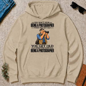 Vintage You Get Old When You Stop Being A Photographer - sand - HS2D-Sand