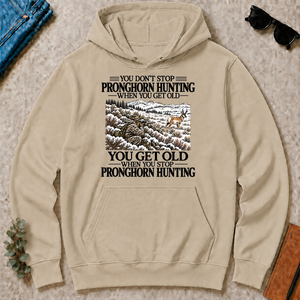 Don't Stop Pronghorn Hunting Snow - sand - HS2D-Sand