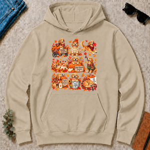 Golden Retriever Hello Fall - sand - HS2D-Sand