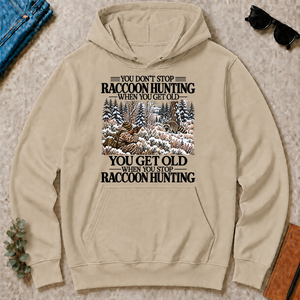 Don't Stop Raccoon Hunting Snow - sand - HS2D-Sand