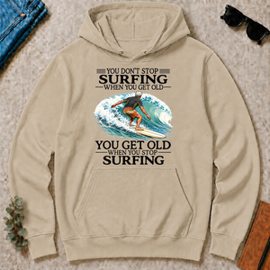 Don't Stop Surfing Vintage Art - sand - HS2D-Sand