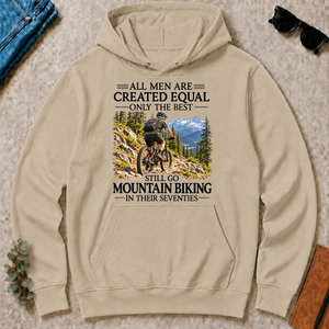 All Men Are Created Equal Only The Best Still Go Mountain Biking In Their 70s - sand - HS2D-Sand