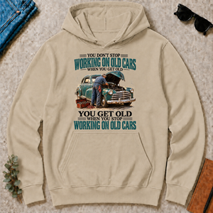 Working On Old Cars You Get Old When You Stop - sand - HS2D-Sand