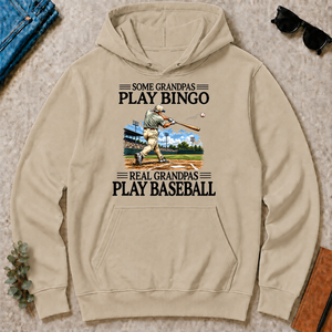 Some Grandpas Play Bingo Real Grandpas Play Baseball - sand - HS2D-Sand