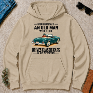 An Old Man Still Drives Classic Cars In His 70s - sand - HS2D-Sand