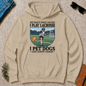 I Play Lacrosse And I Pet Dog - sand - HS2D-Sand