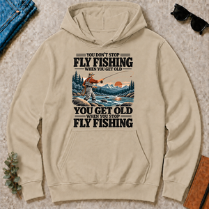 You Get Old When You Stop Fly Fishing - sand - HS2D-Sand