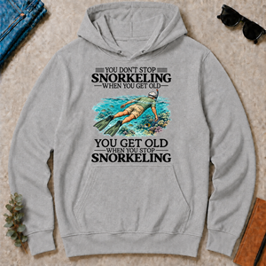 Don't Stop Snorkeling Vintage Art - sport-grey - HS2D-SportGrey