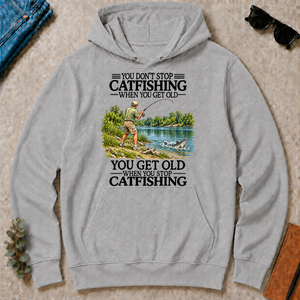 Don't Stop Cat Fishing Vintage - sport-grey - HS2D-SportGrey