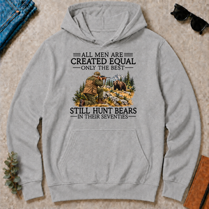 All Men Are Created Equal Deer Hunting 70s - sport-grey - HS2D-SportGrey