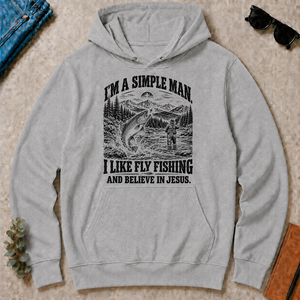 I like Fly Fishing Believe In Jesus - sport-grey - HS2D-SportGrey