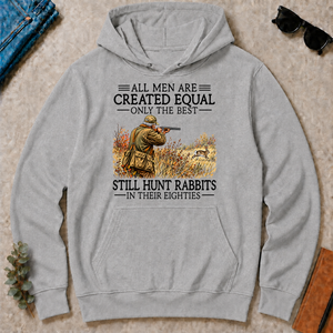 All Men Are Created Equal Rabbit Hunting 80s - sport-grey - HS2D-SportGrey