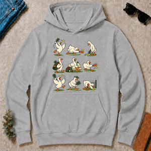 Funny Ducks Playing Pickleball - sport-grey - HS2D-SportGrey