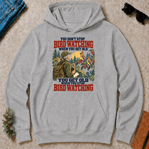 You Don't Stop Bird Watching When You Get Old - sport-grey - HS2D-SportGrey