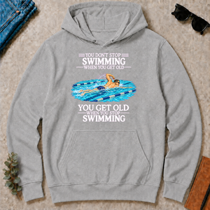 Old Man Don't Stop Swimming - sport-grey - HS2D-SportGrey