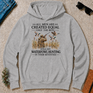 All Men Are Created Equal Only The Best Still Go Waterfowl Hunting In Their 70s - sport-grey - HS2D-SportGrey