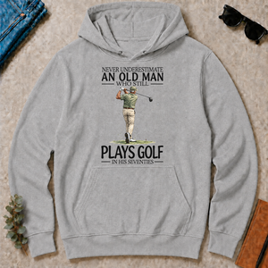 An Old Man Who Still Plays Golf In His Seventies - sport-grey - HS2D-SportGrey