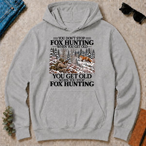 Don't Stop Winter Fox Hunting Snow - sport-grey - HS2D-SportGrey