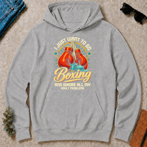 I Just Want To Go Boxing & Ignore All Adult Problems - sport-grey - HS2D-SportGrey