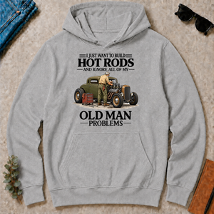 I Just Want To Build Hot Rods - sport-grey - HS2D-SportGrey