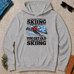 You Get Old When You Stop Skiing - sport-grey - HS2D-SportGrey