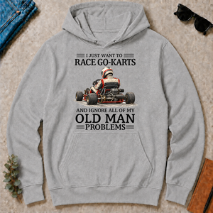 I Just Want To Race Go-Karts - sport-grey - HS2D-SportGrey