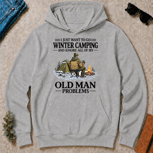 I Just Want To Winter Camping - sport-grey - HS2D-SportGrey