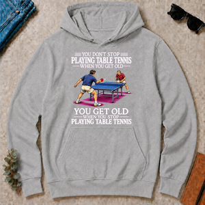Old Man Don't Stop Table Tennis - sport-grey - HS2D-SportGrey