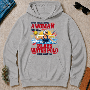 A Woman Still Plays Water Polo In Her 70s - sport-grey - HS2D-SportGrey