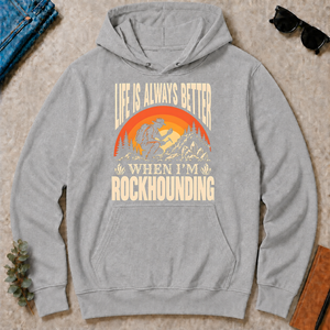 Vintage Life Is Always Better When I Am Rockhounding - sport-grey - HS2D-SportGrey