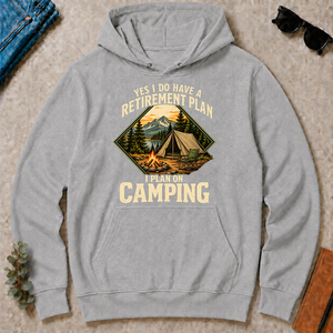 I Plan On Camping - sport-grey - HS2D-SportGrey