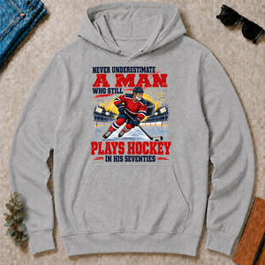 A Man Still Plays Hockey In His 70s - sport-grey - HS2D-SportGrey