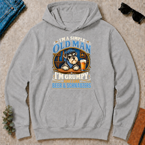 Funny I Like Beer & Schnauzers - sport-grey - HS2D-SportGrey